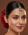 Manisha Moissanite Maang Tikka close-up view