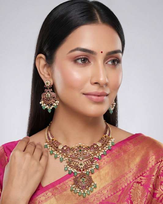 Meera Victorian Traditional Necklace