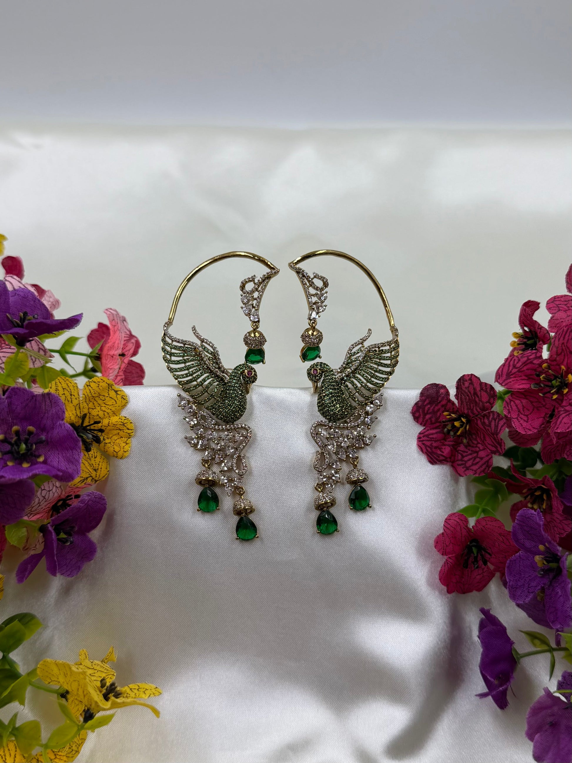 Viba Victorian Earrings close-up view