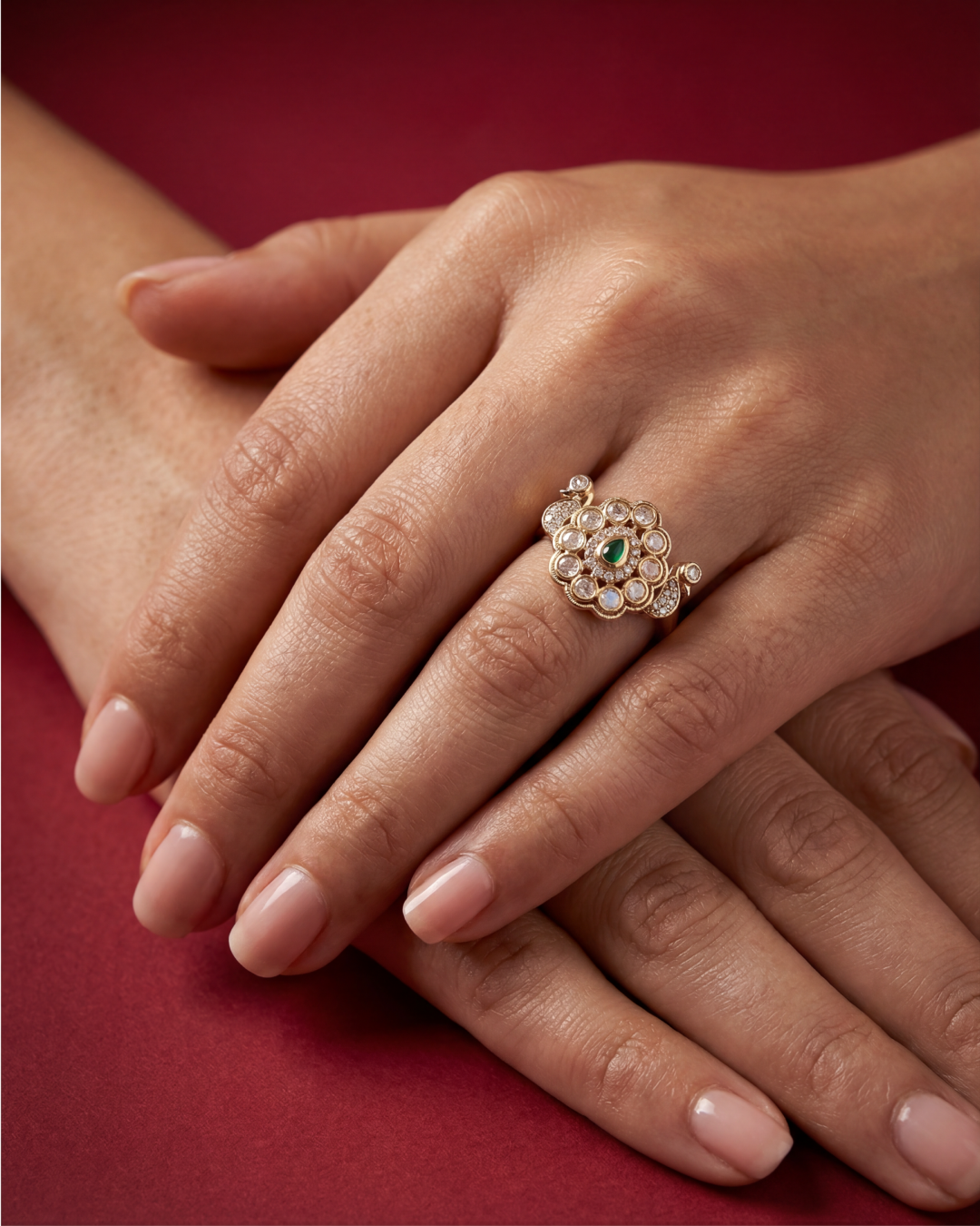 GleamVeda Moissanite Ring