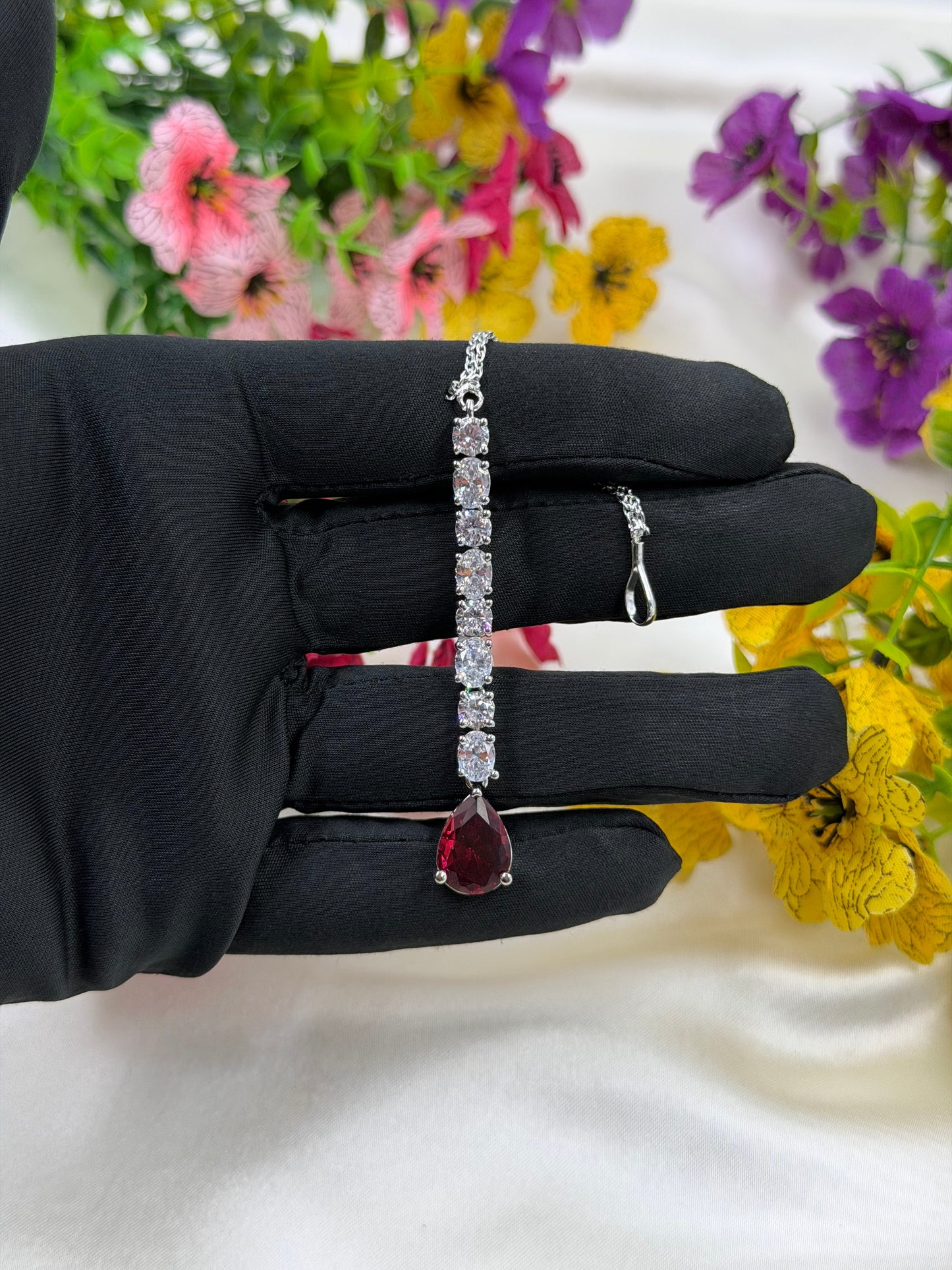 Sushila American Diamond Mang Tika