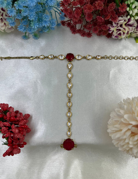 Tanishkaa Moissanite Premium Hath Panja (One pis)