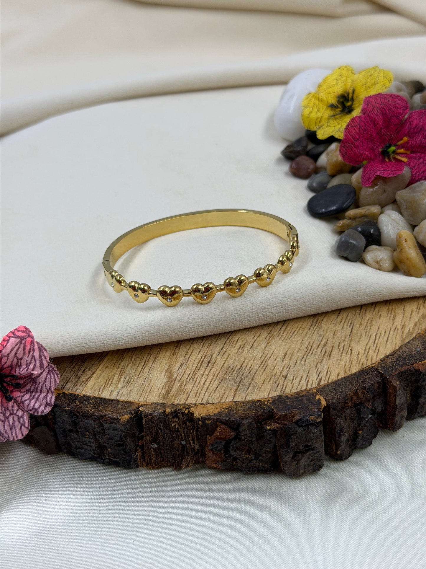 Priya Stainless Steel Bracelet (Openable)