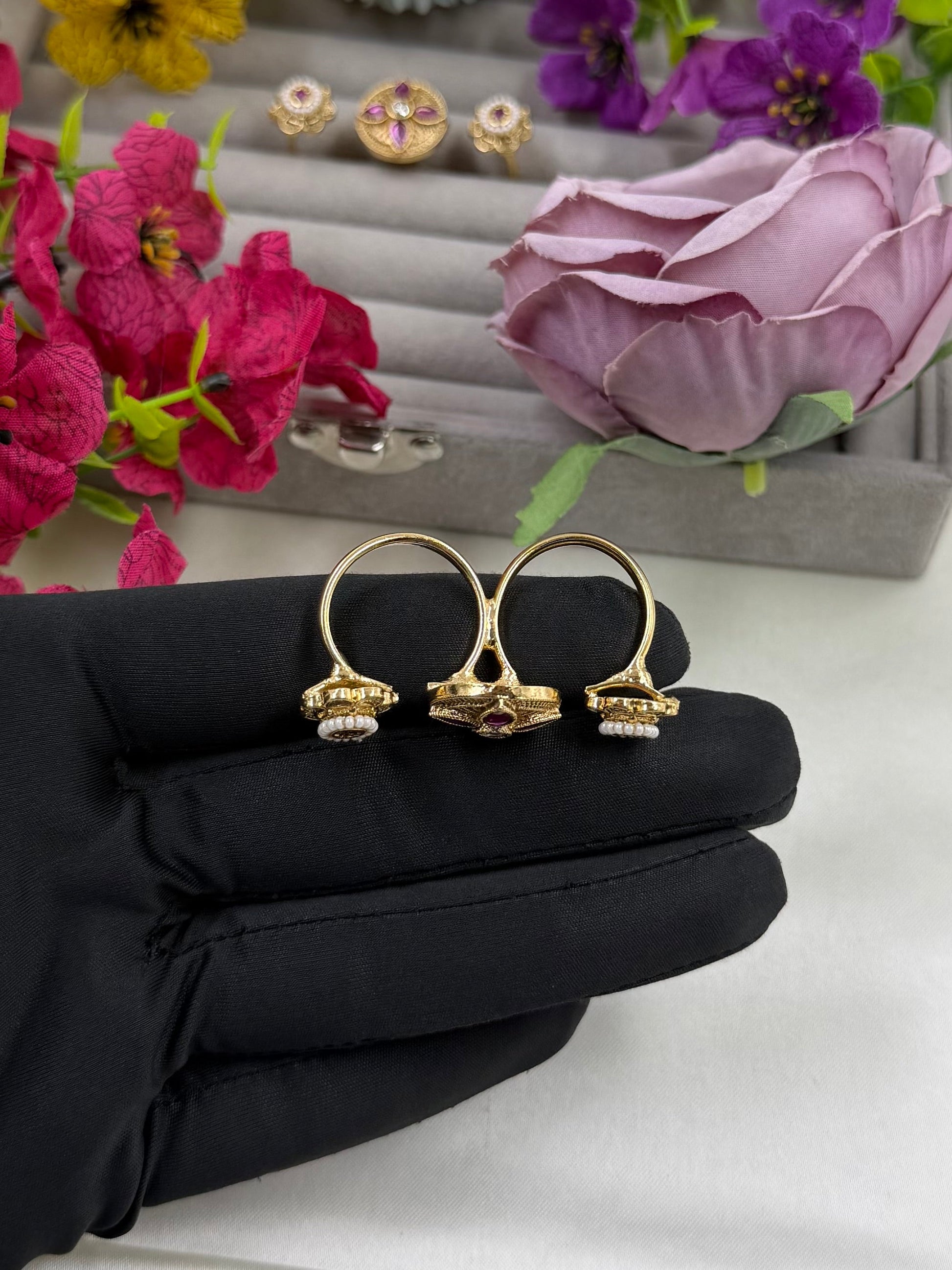 Stuti Finger Ring full product photo on plain background