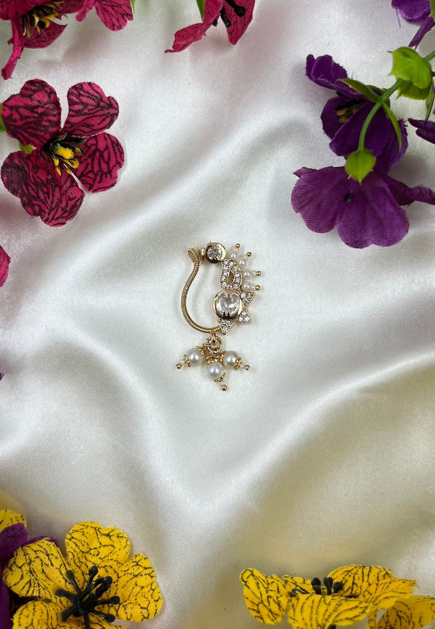 Anjana Moissanite Nose Ring