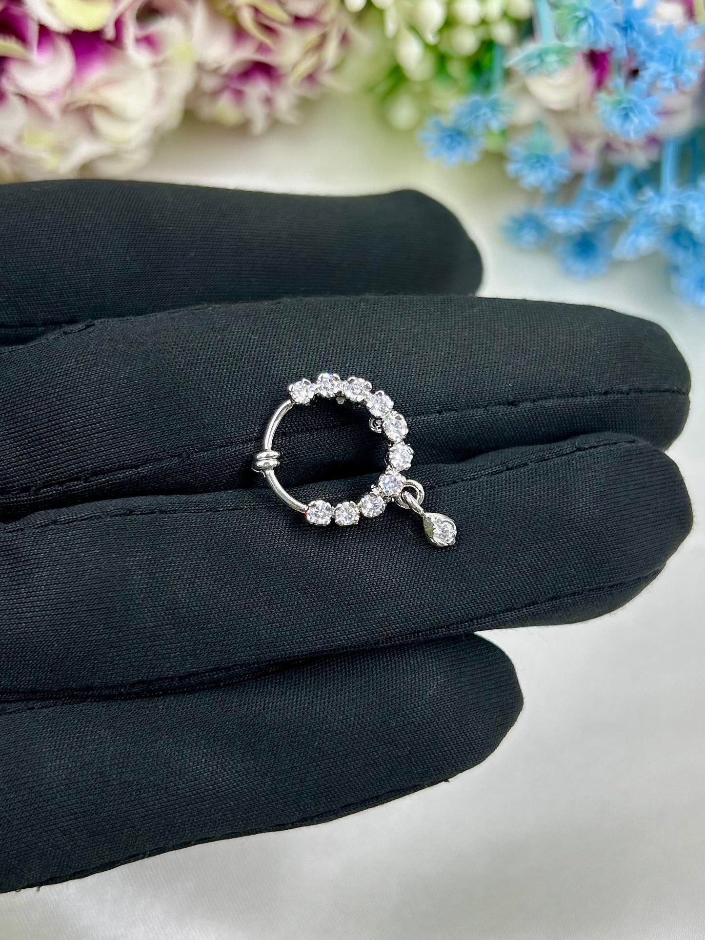 Anisha American Diamond Nose Ring