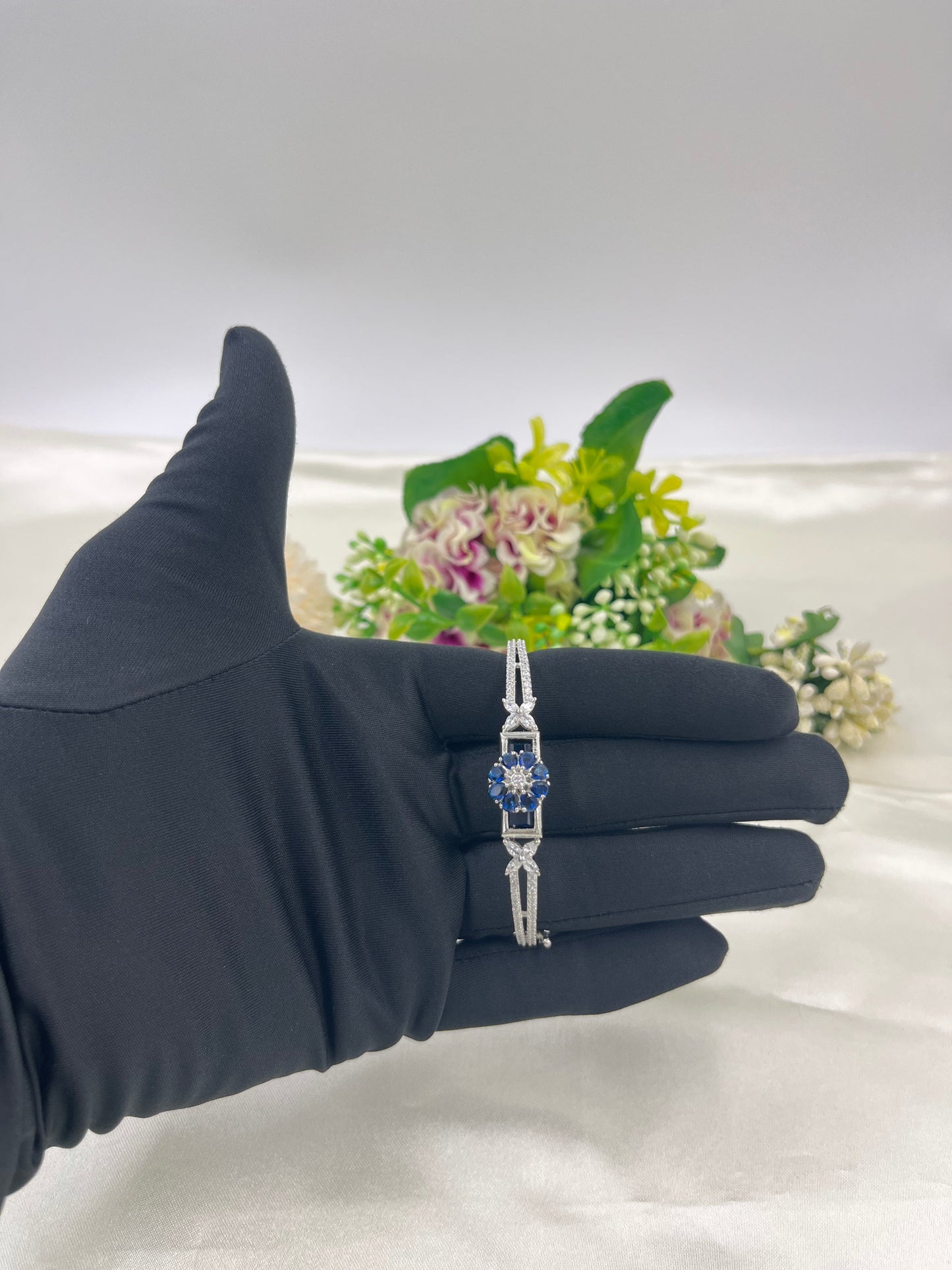 Amethyst Hues Diamond Ad Openable Kada