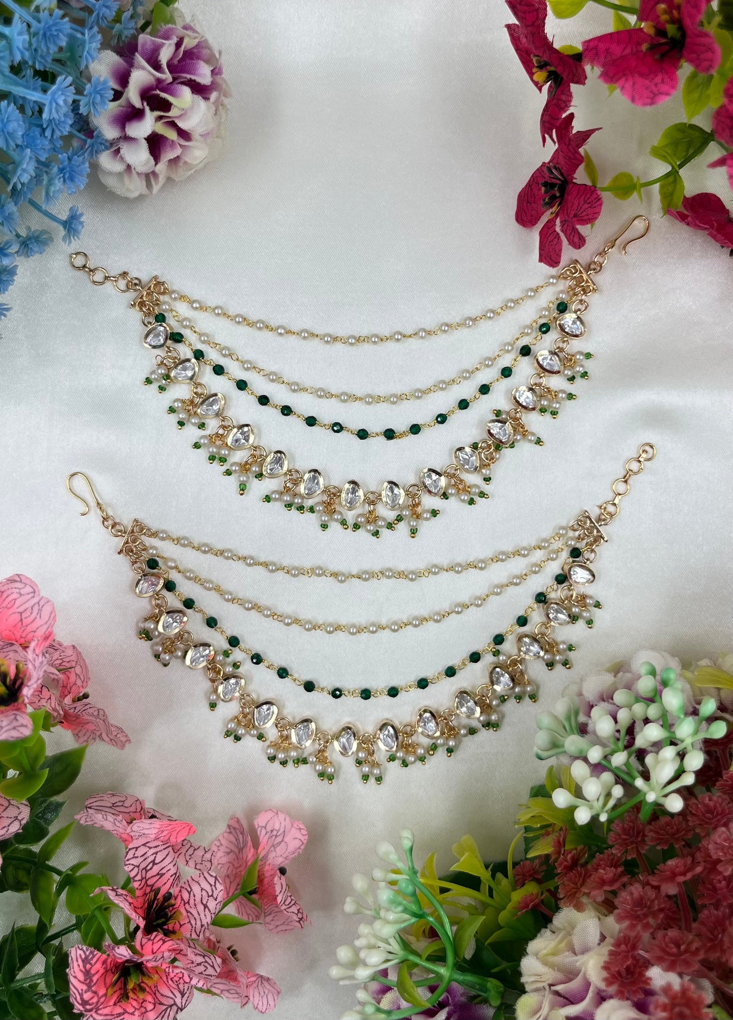 Madhuri Moissanite Earchain