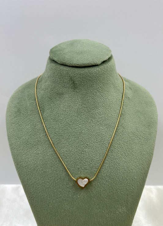 Marble Chain Pendant worn styled with traditional outfit