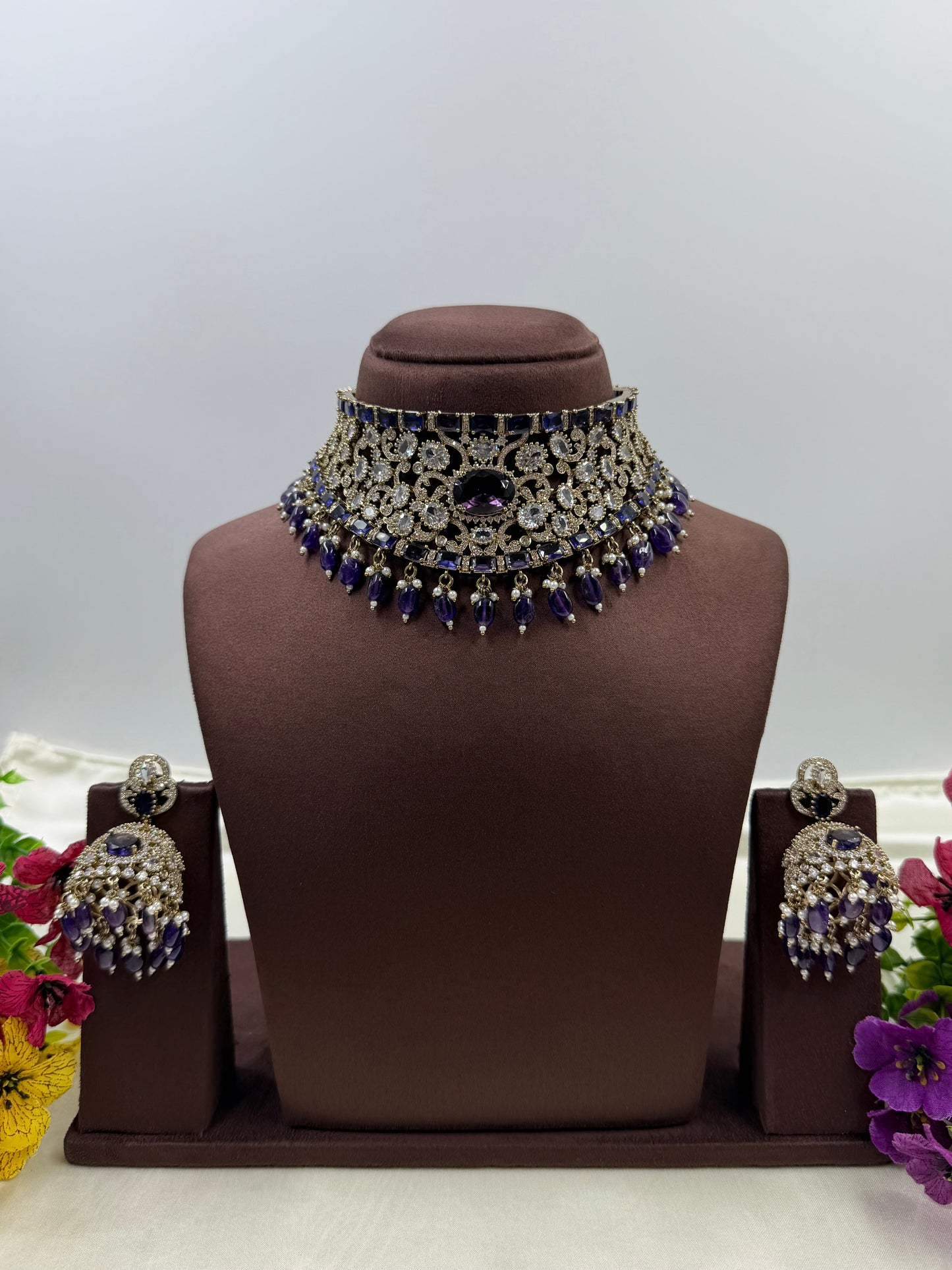 Kritika Premium Victorian Choker Necklace Set