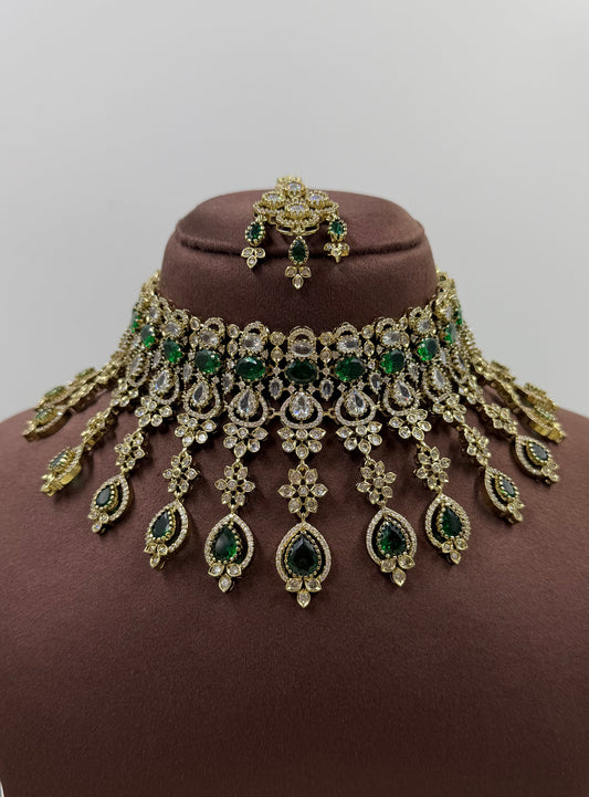 Daksha Premium Victorian Choker NecklaceSet