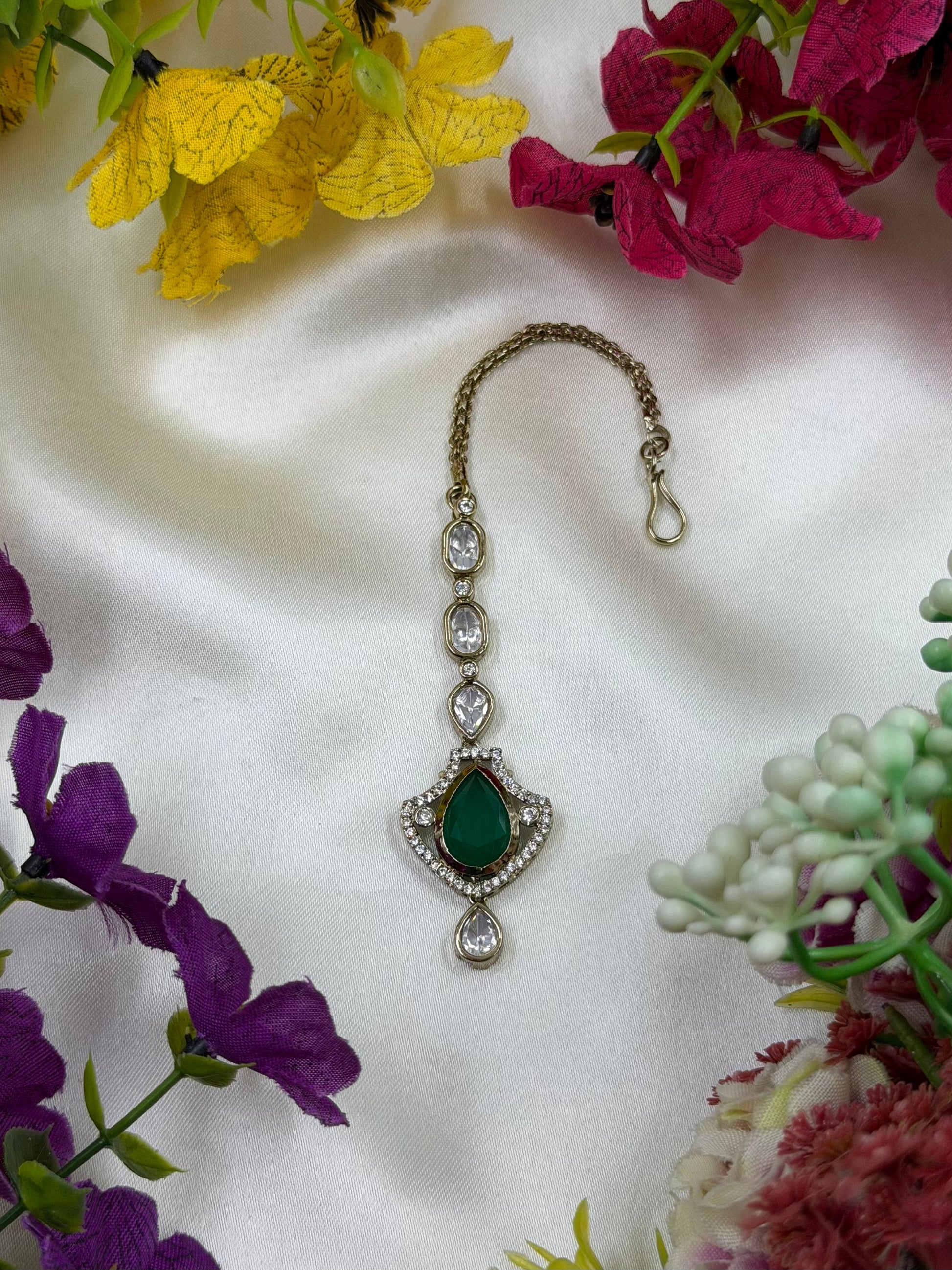 Shital Maang Tikka full product photo on plain background