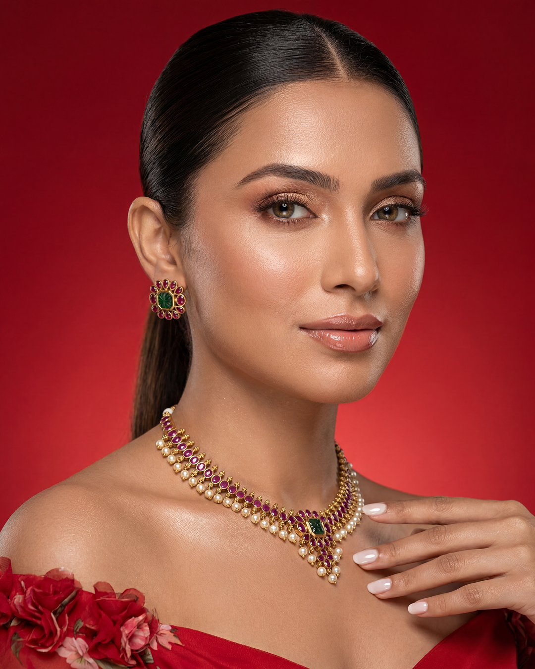 Madhuri Traditional Necklace