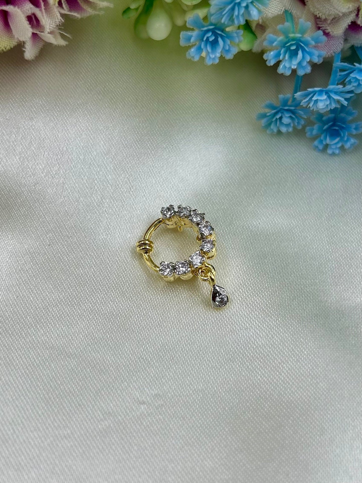 Disha American Diamond Nose Ring
