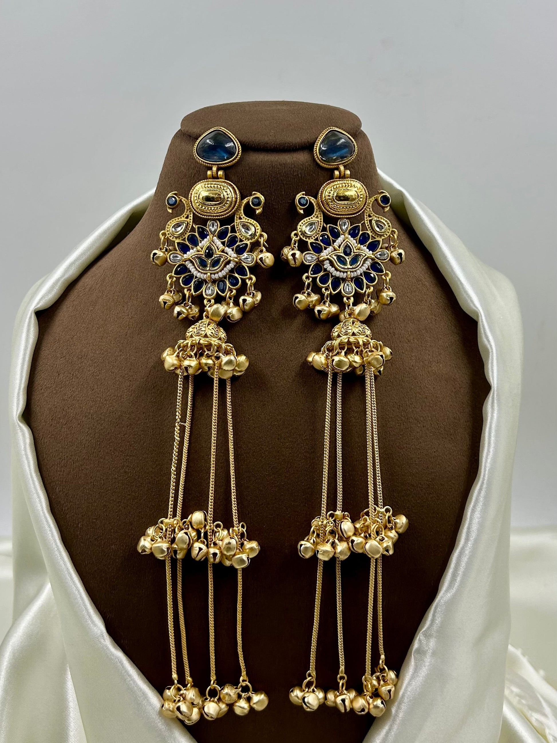 Aisha Earrings full product photo on plain background