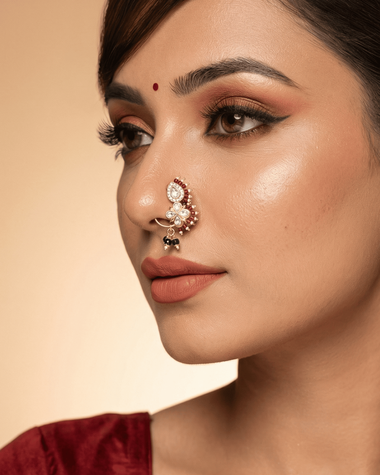 Janvi Moissanite Nose Ring