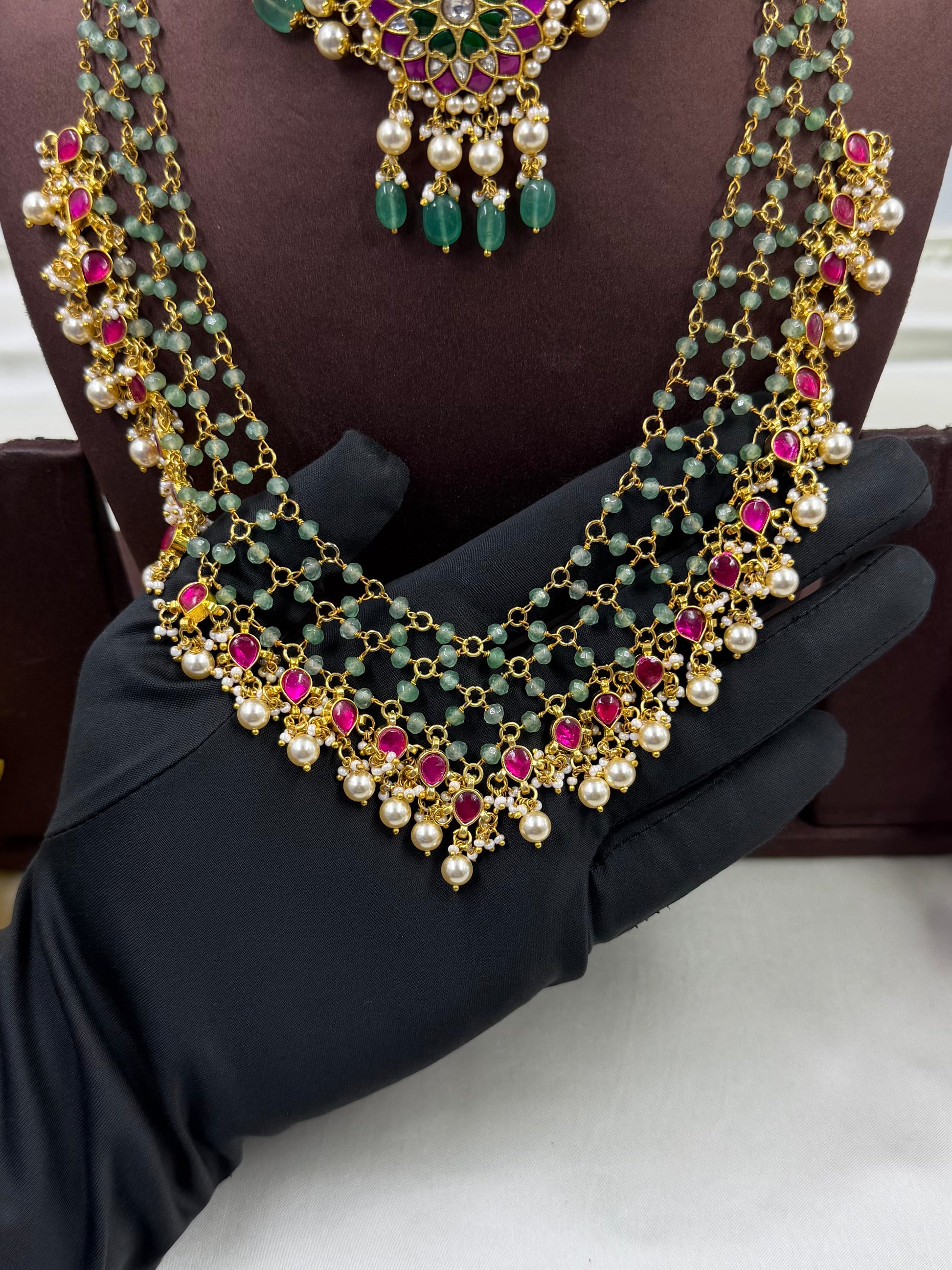 Mithali Bridal Combo Set full product photo on plain background