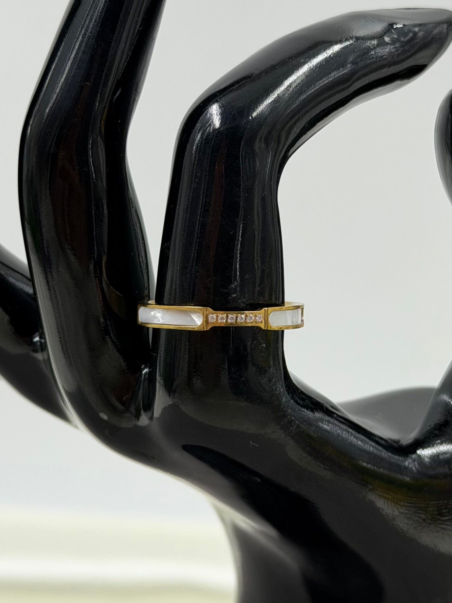 Finger Ring detail shot showing intricate work