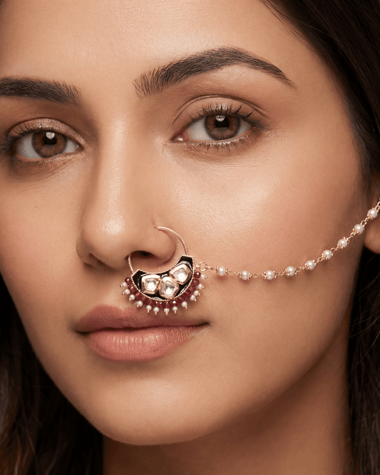 Prachi Moissanite Nose Ring