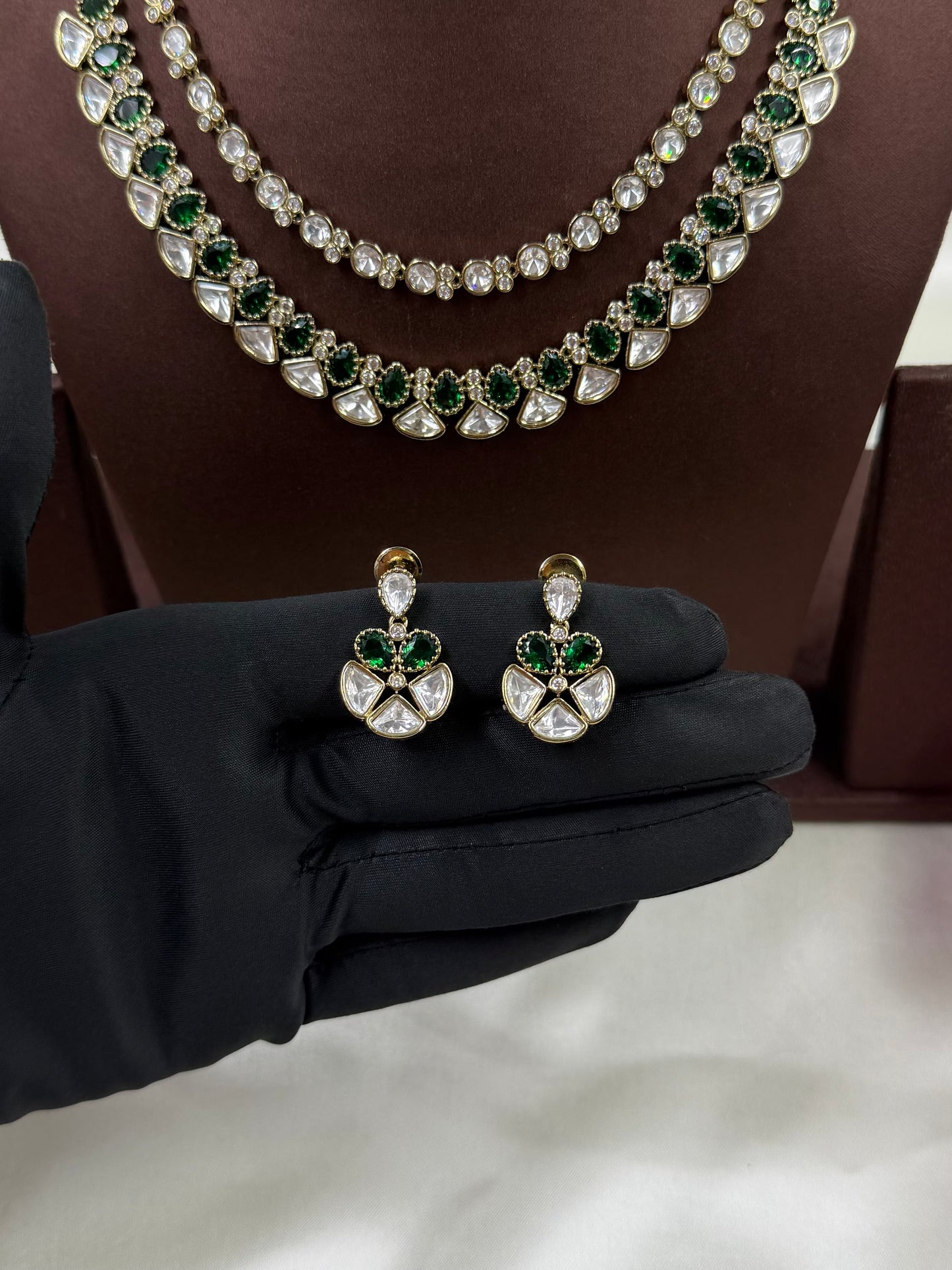 Alia Victorian Double Layering Necklace
