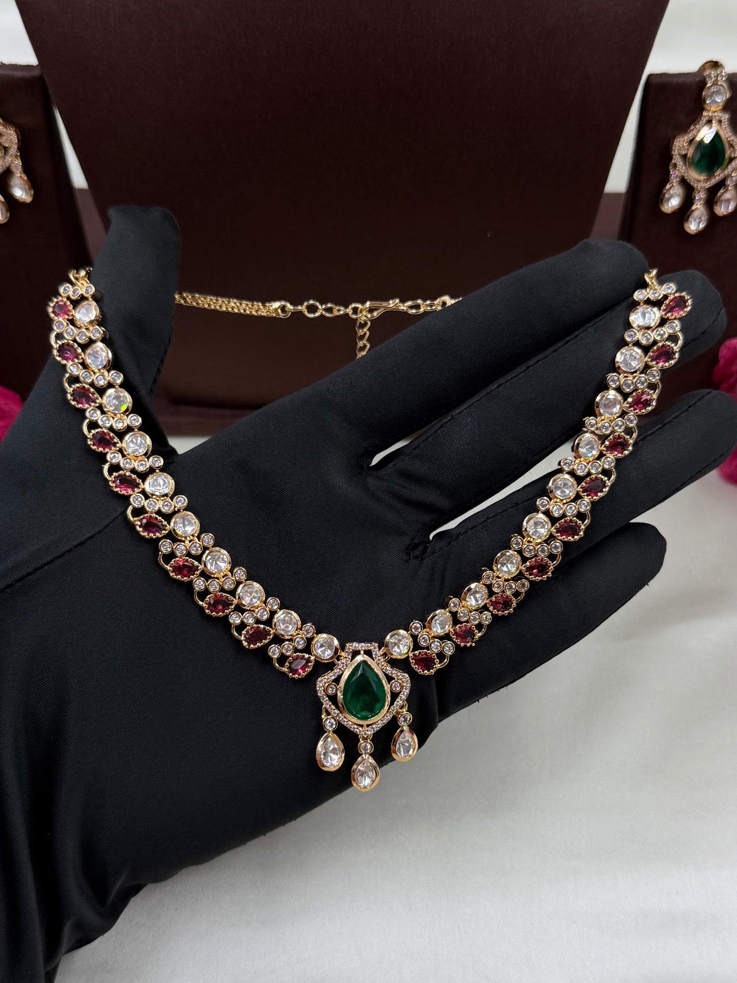 Mamta Moissanite Delicate Necklace