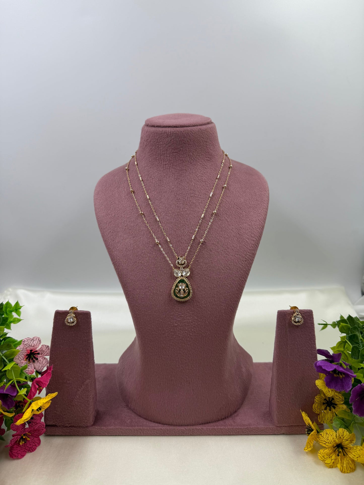 Drishti Moissanite Chain Pendant