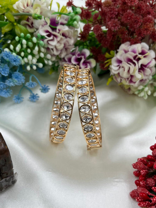 Yogita Moissanite Bangles (Openable)