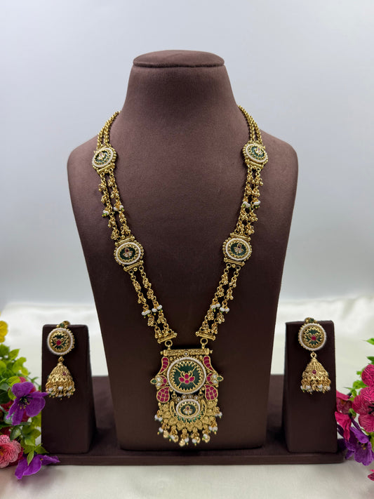 Heena Heritage Long Necklace Set