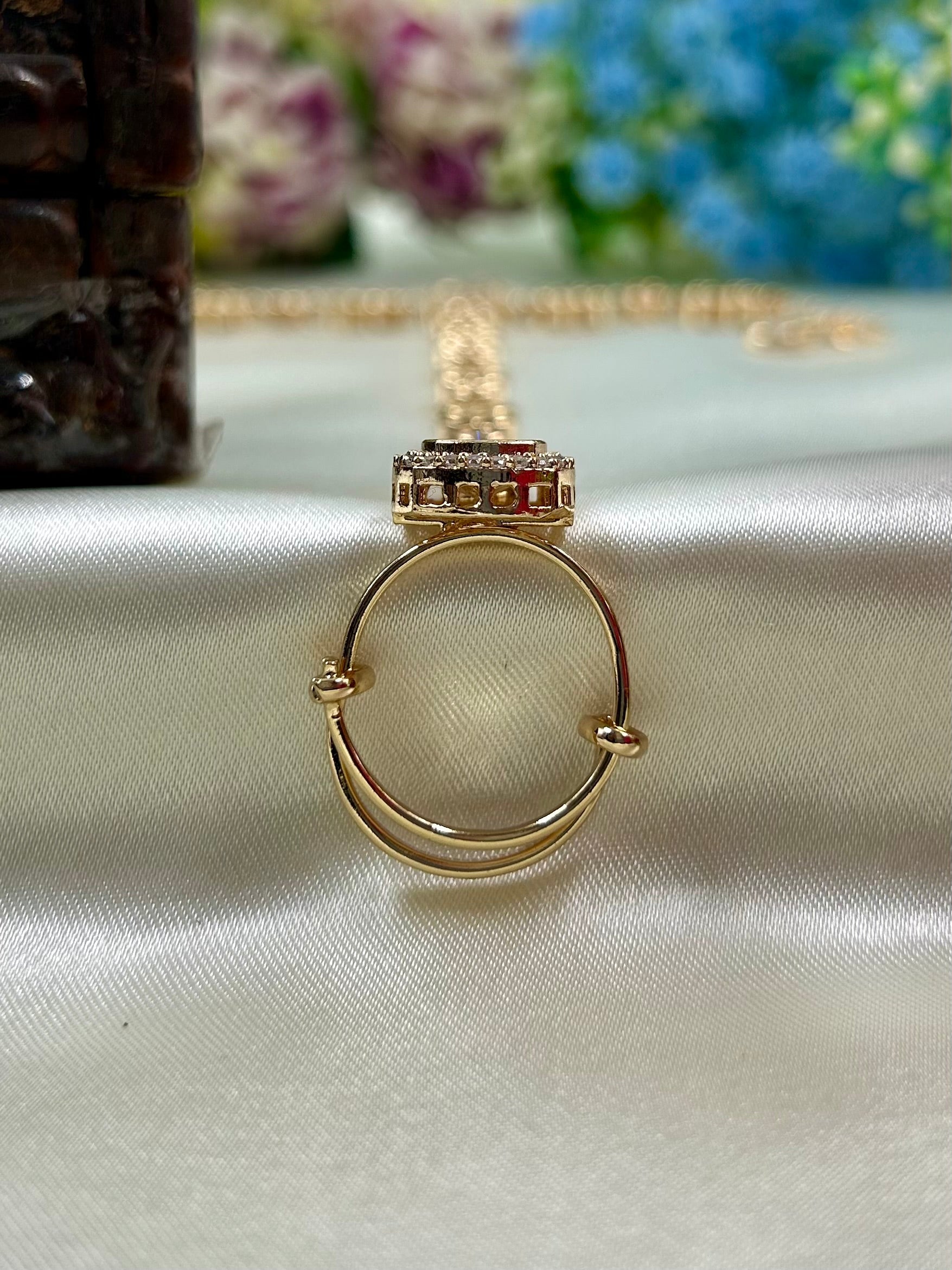 White Hath Panja detail shot showing Moissanite work