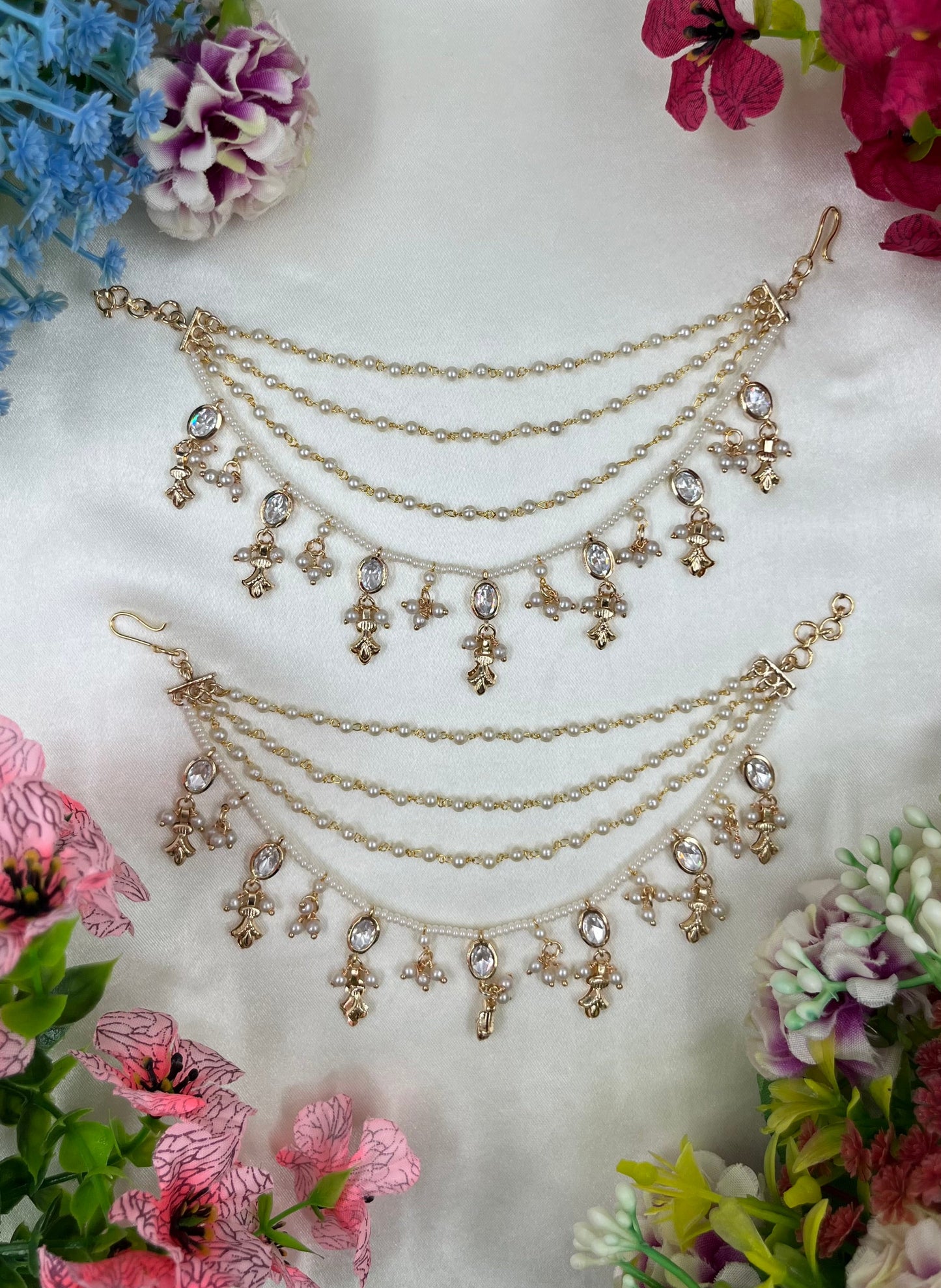 Komal Moissanite Earchain