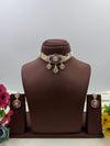 Inaya Necklace Set worn styled with traditional outfit