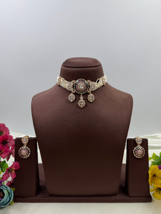 Inaya Moissanite Necklace Set