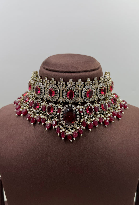 Samiksha Victorian Choker Necklace Set
