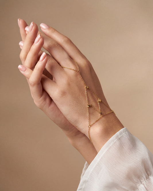 Galaxy Glow Anti-Tarnish Stainless Steel Hand Chain (One Pis)