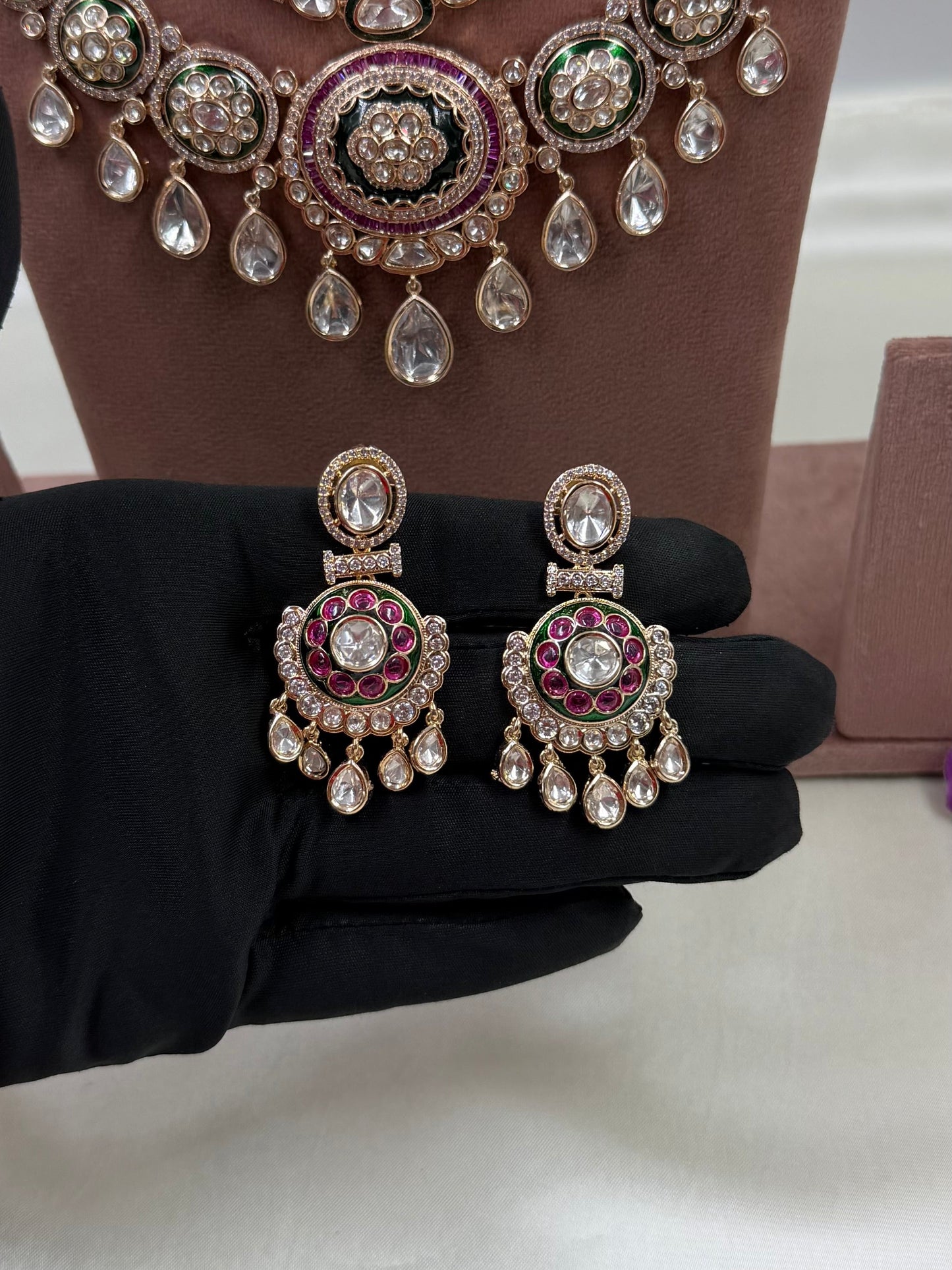 Taniya Moissanite Premium Combo Set