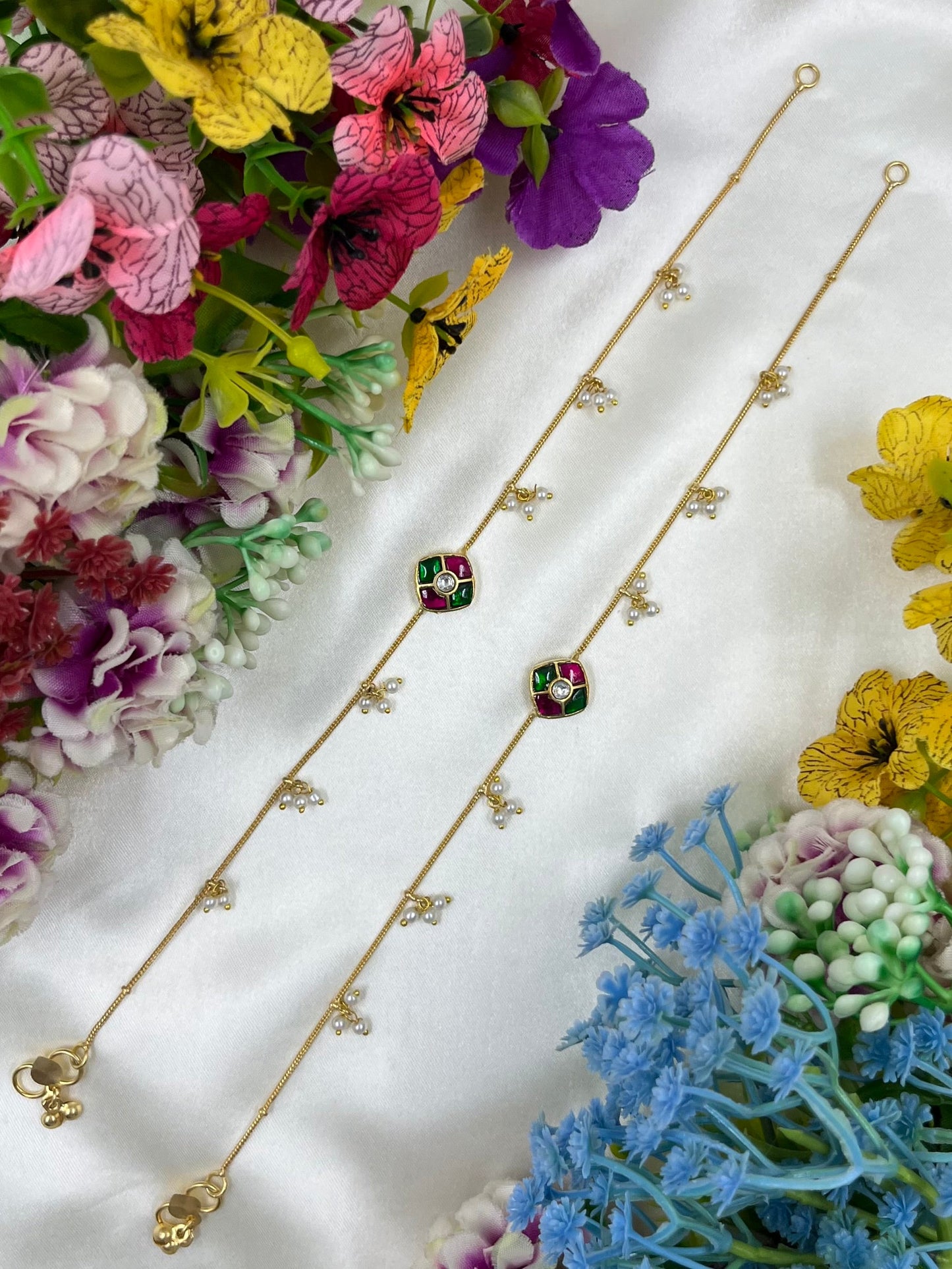 Kirti Pachi Kundan Anklet