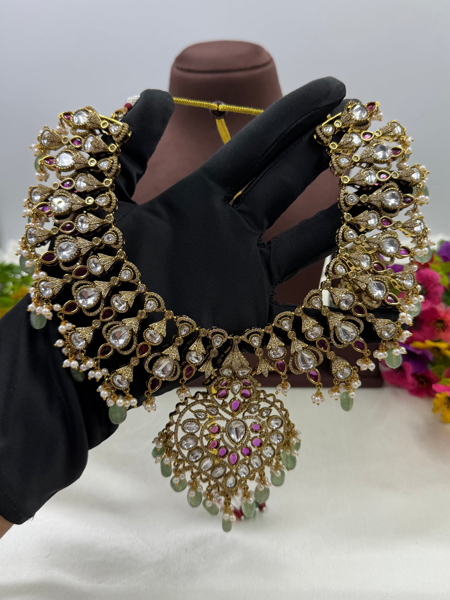 Shreya Victorian Premium Necklace Set