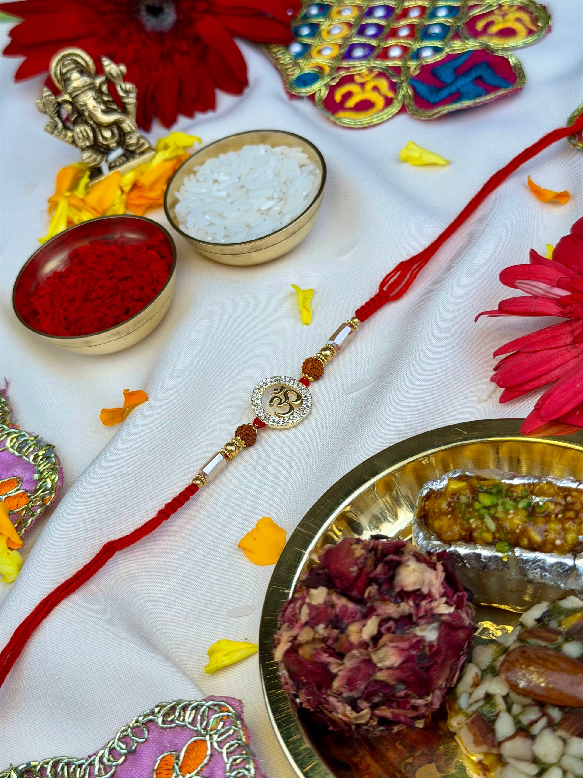 Premium Rakhi close-up view
