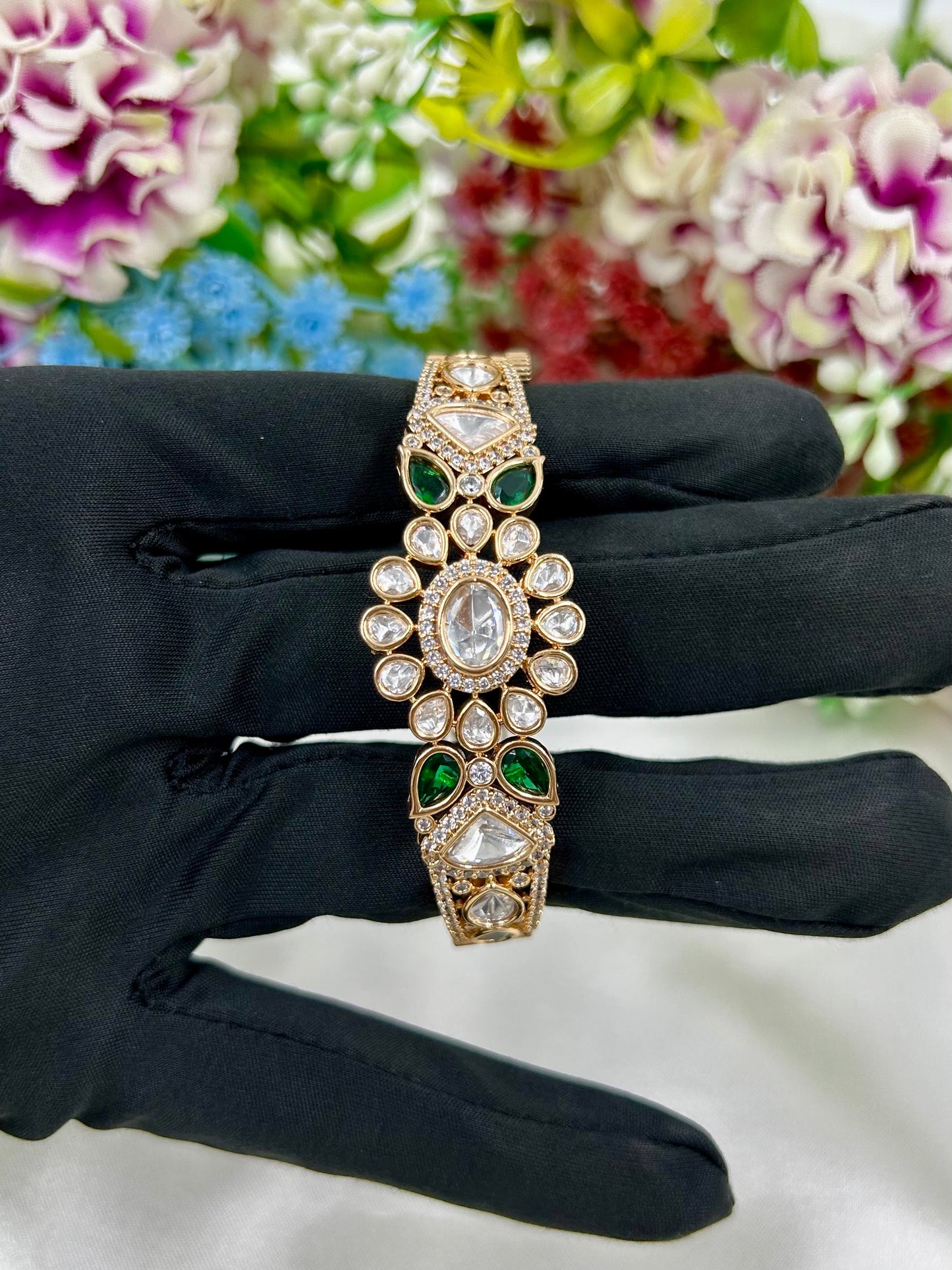 Disha Moissanite Bracelet (Openable)