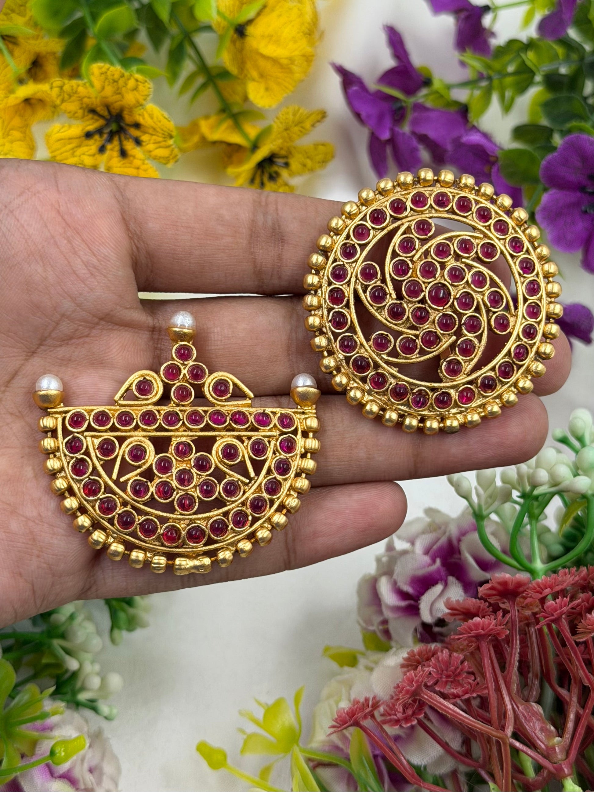 Vidya Hair Pin worn styled with traditional outfit