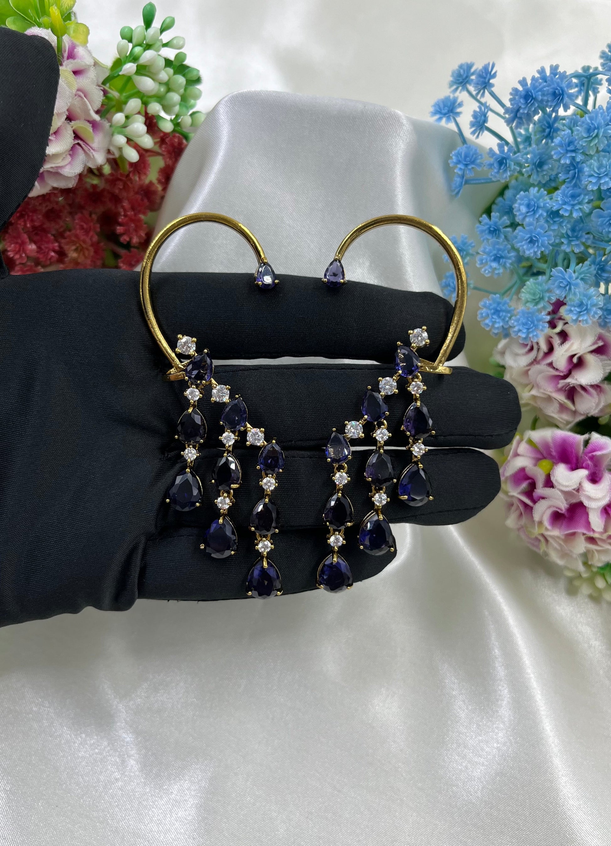Kaira Earrings full product photo on plain background