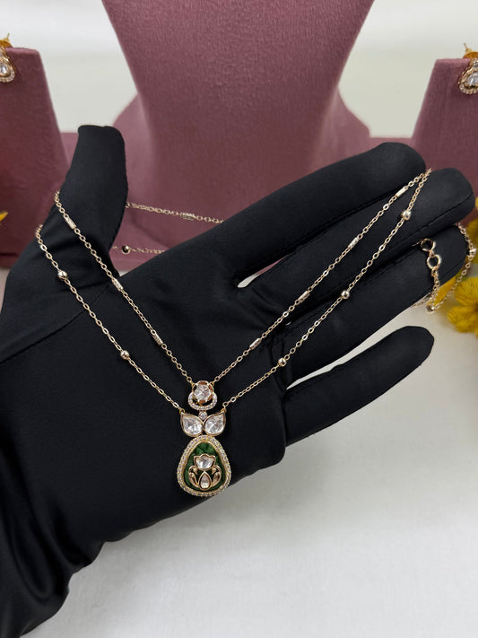 Drishti Moissanite Chain Pendant