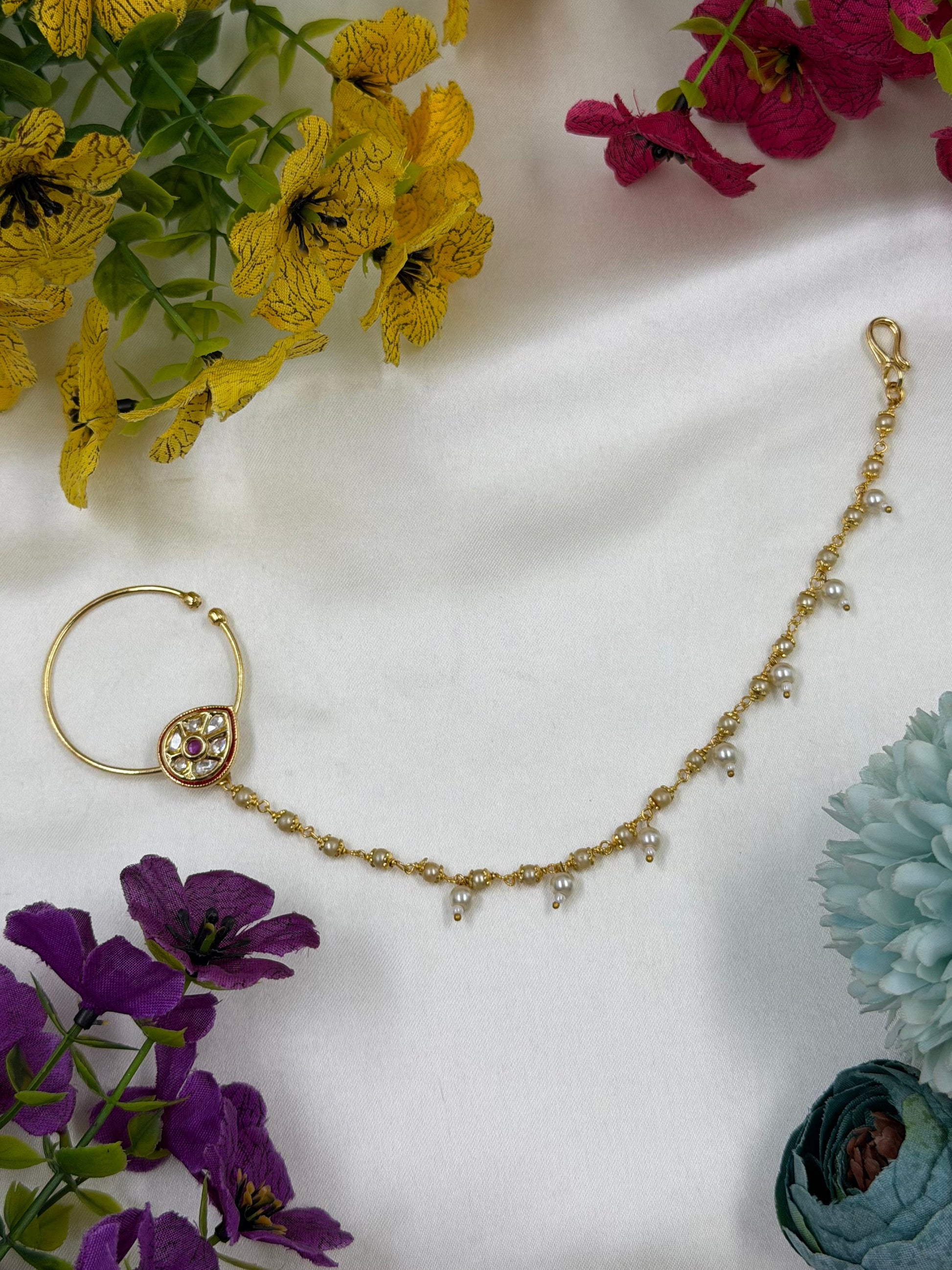 Jayanti Nose Ring close-up view