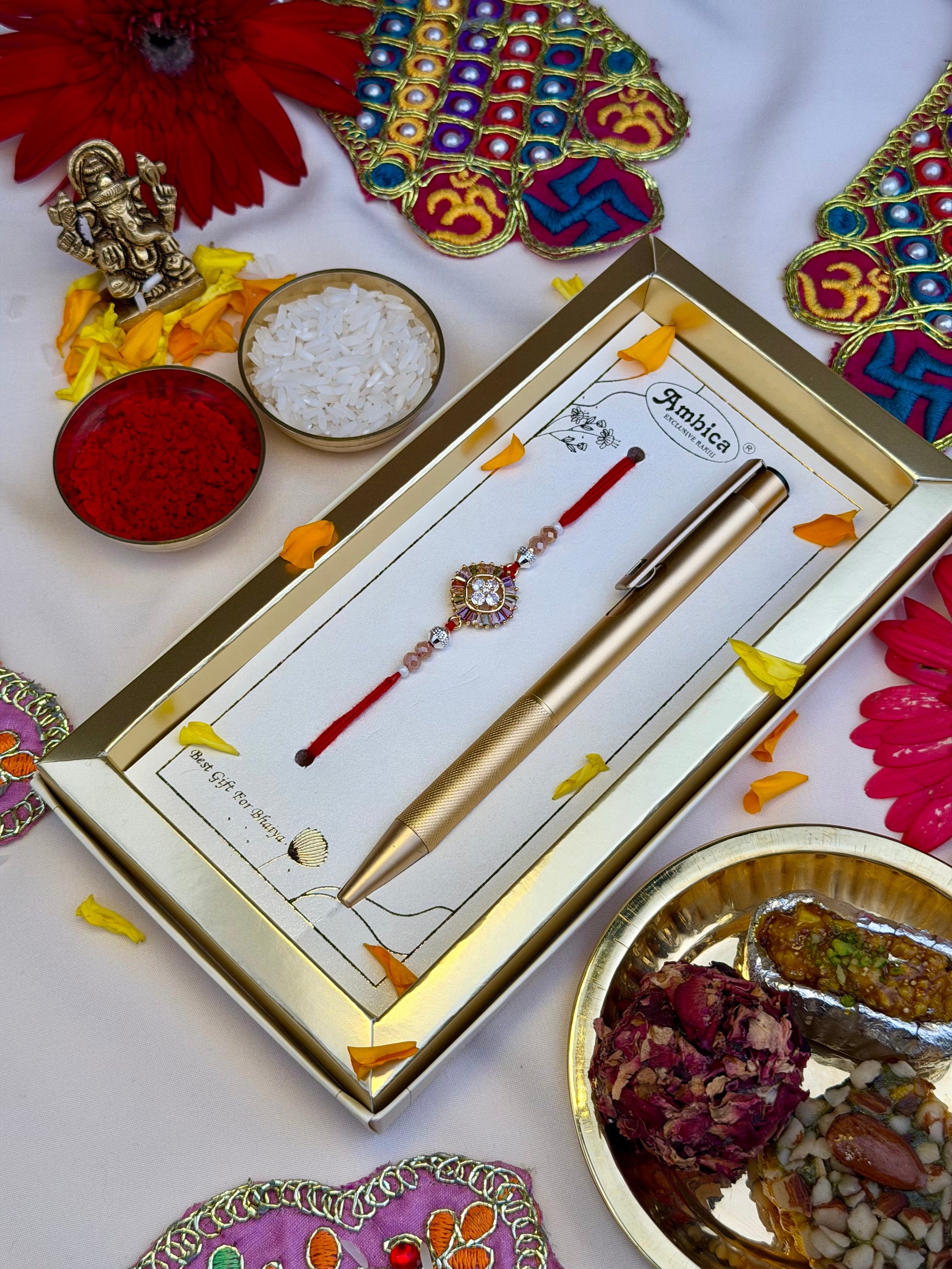 Rakhi close-up view