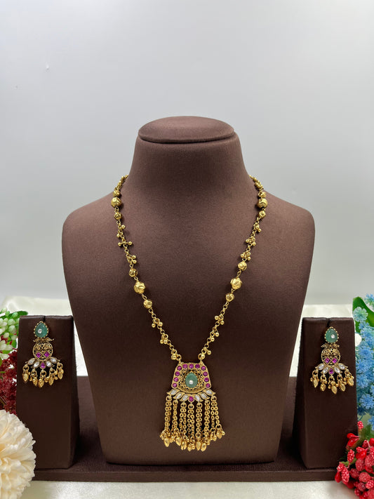 Misty Heritage Semi Long Necklace