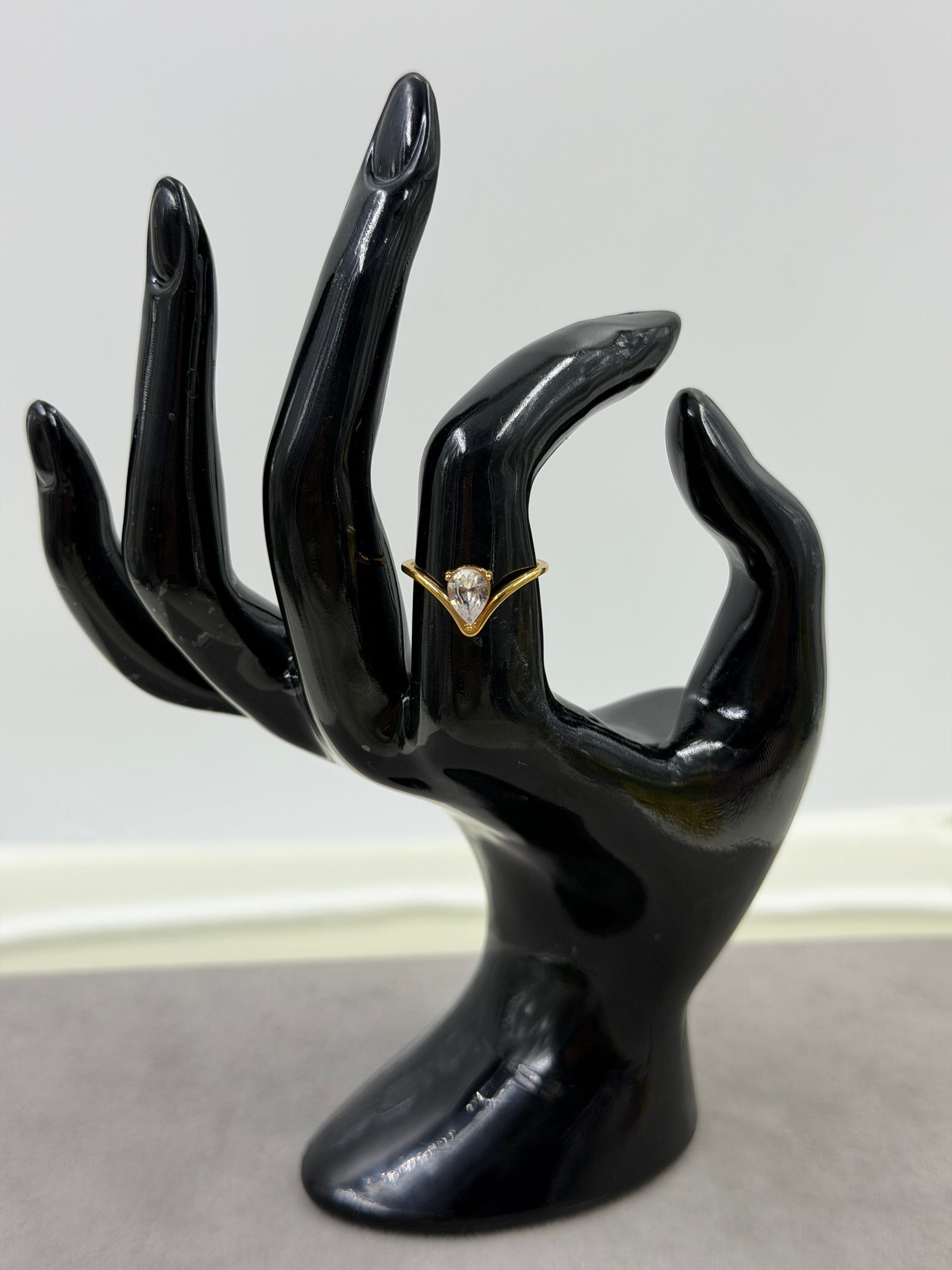 Emma Finger Ring worn styled with traditional outfit
