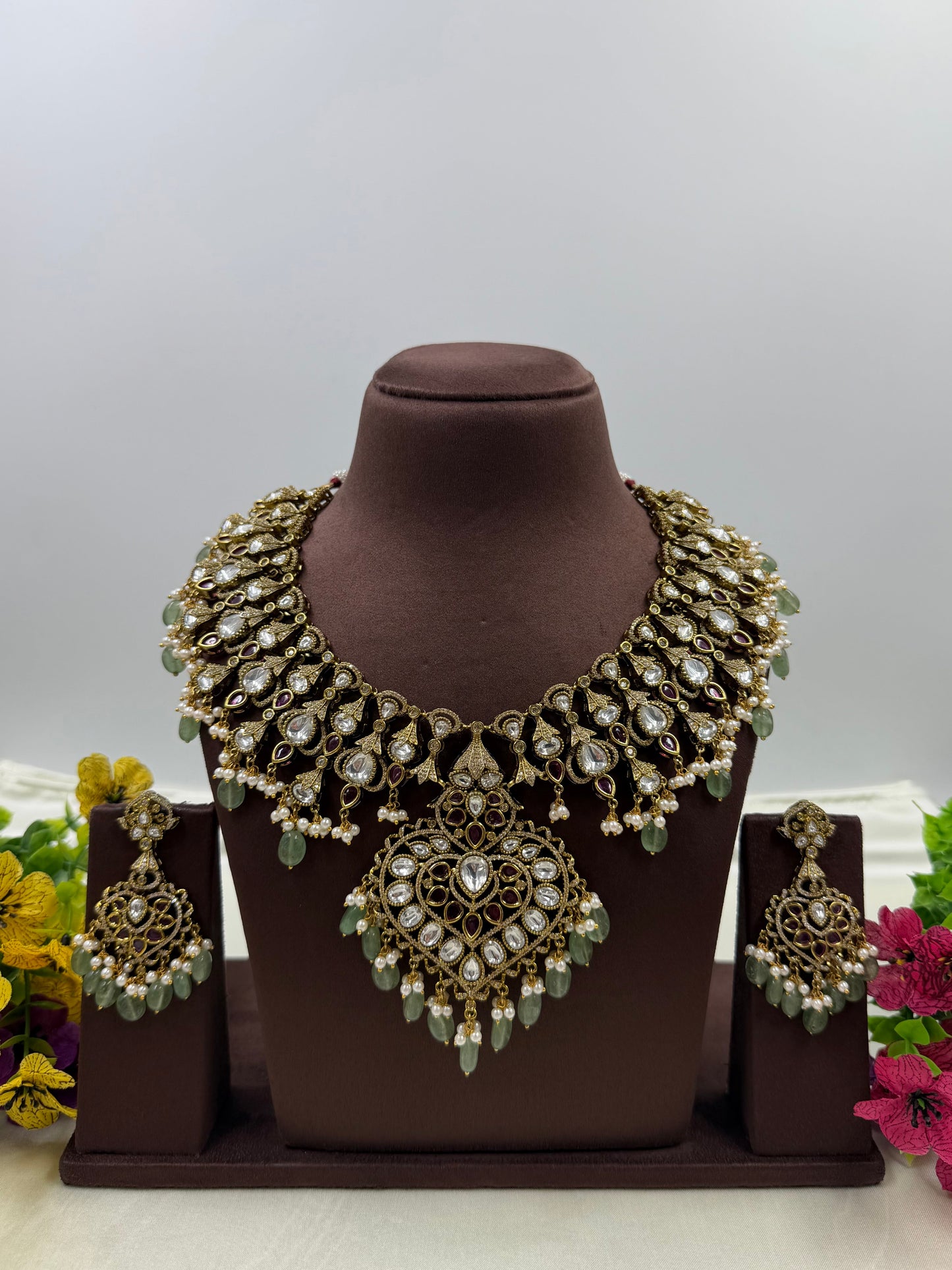 Shreya Victorian Premium Necklace Set
