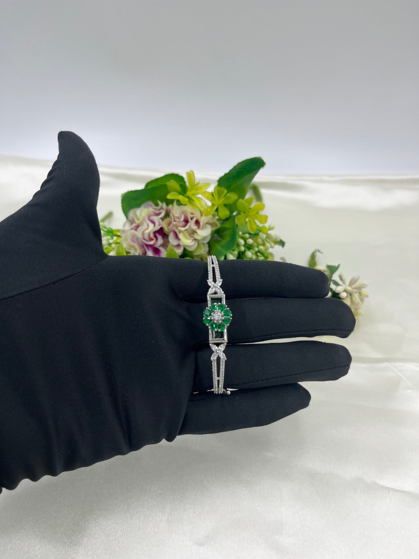 Amethyst Hues Diamond Ad Openable Kada