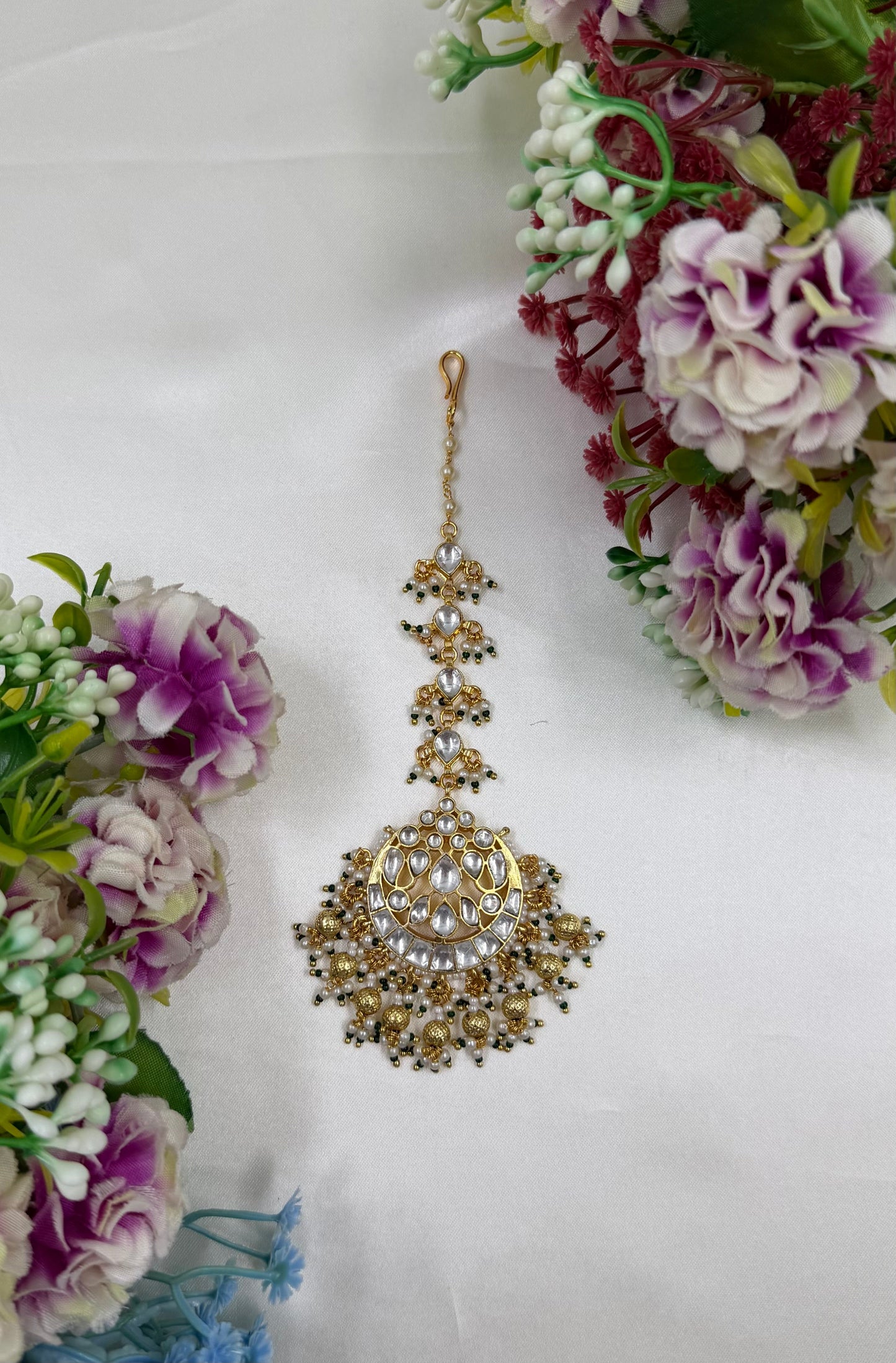 Varini Premium Pachi Kundan Tika
