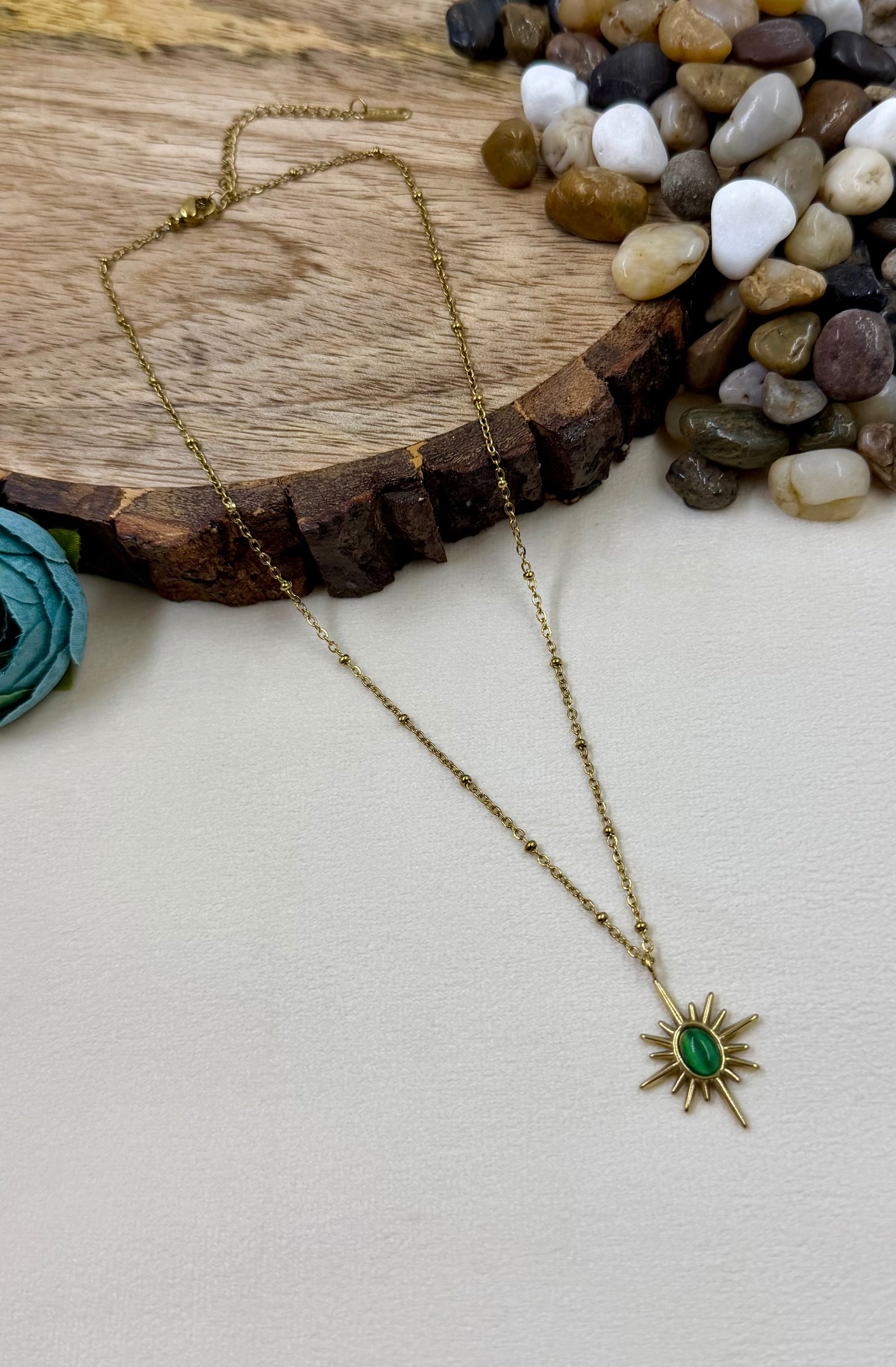 Sun Chain Pendant full product photo on plain background
